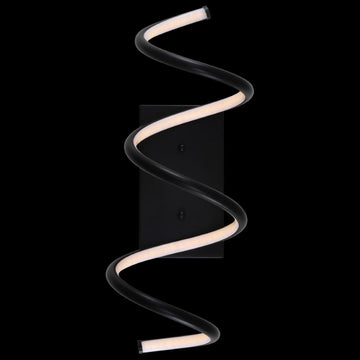 Scribble 7" Modern Metal Integrated LED Vanity Light Sconce - JONATHAN Y